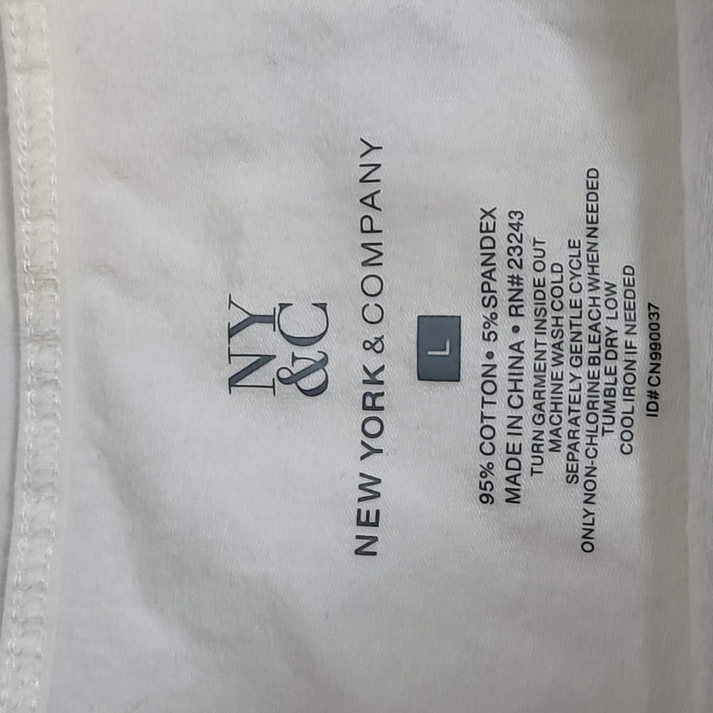 NY&C Tank top bundle of 2 white and black - Picture 3 of 3